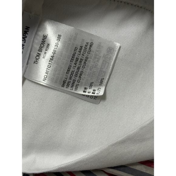 Thom Browne Green Wool Pleated Cuffed Shorts (Size 2) - Picture 4 of 9